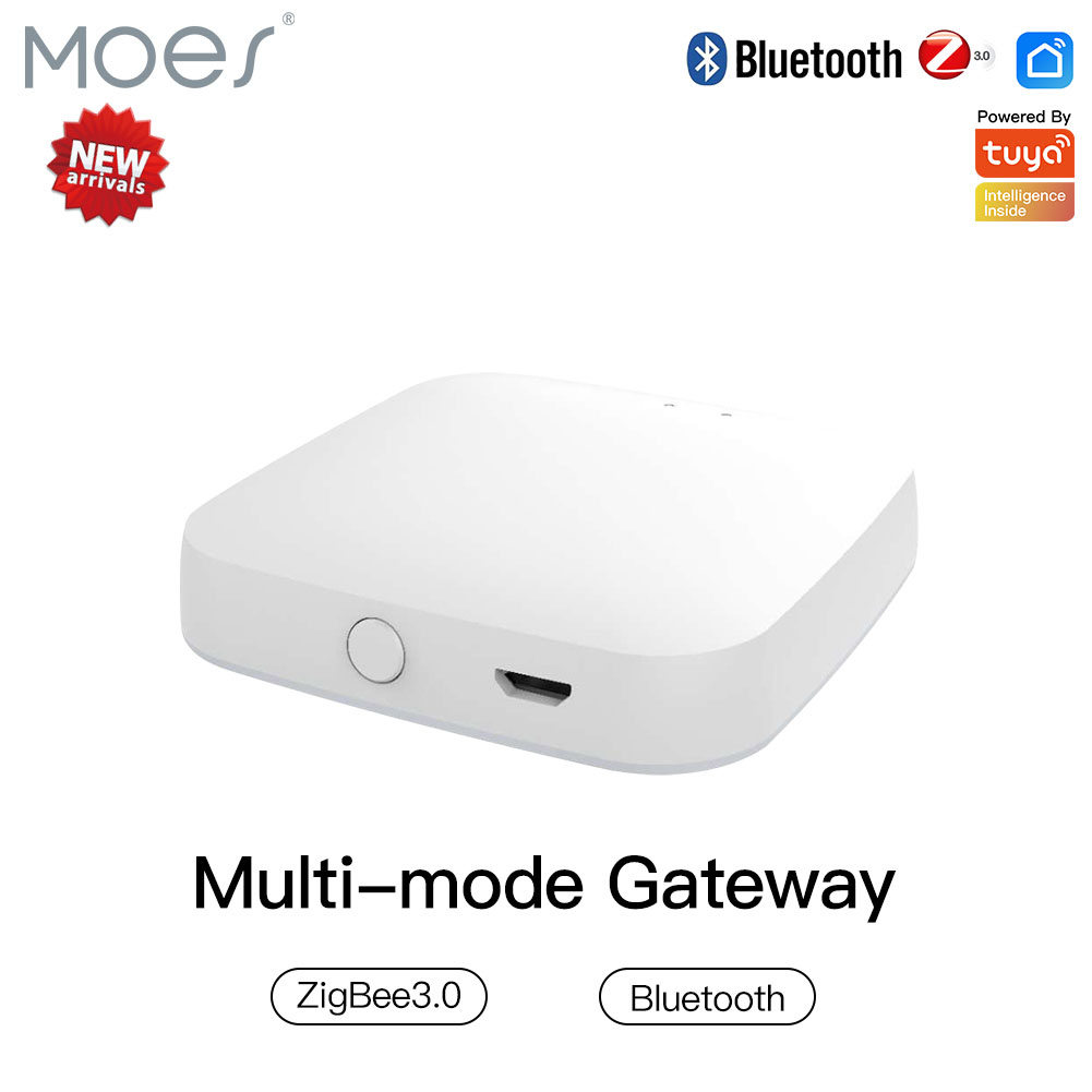 Smart Home Control Panel - Moes-多機能スマートゲートウェイ,zigbee,wifi,bluetooth,メッシュハブ,Tuyaスマートアプリで動作,alexa,GoogleHomeを介した音声制御