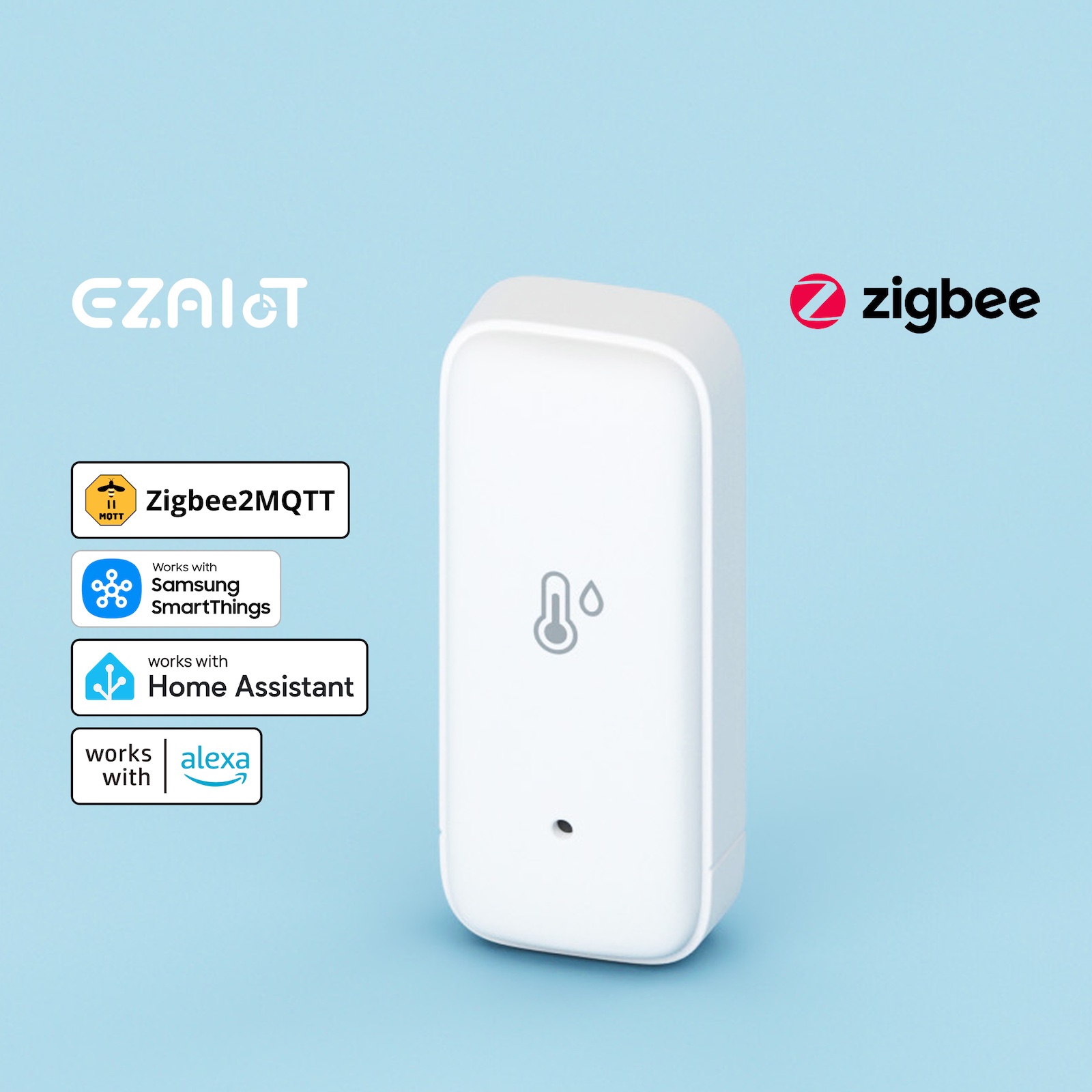 Smart Home News - TuyaスマートZigbee 3.0温度湿度センサー アプリ遠隔監視 温度計 湿度計 スマートライフ