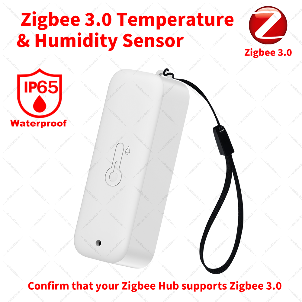 Smart Home Yandex - Zigbee 3.0 温度湿度センサー 防水IP65 Zigbeeハブが必要 ホームアシスタント、Yandex、Alexa、ZHA、Zigbee2MQTTと連携可能
