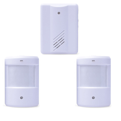 Wireless Door Sensor - 2V1 ワイヤレス警報ゲストウェルカムチャイムドアベル PIR モーションセンサーショップエントリー会社セキュリティ保護警報ドアベル