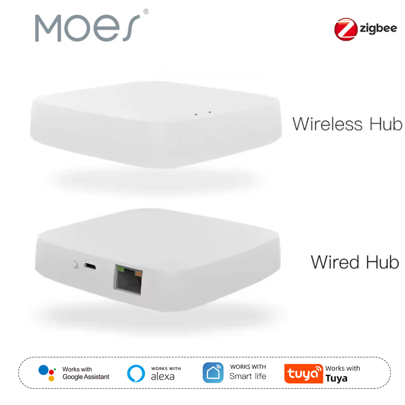 Smart Home Control Panel - Moes Tuya ZigBee 3.0 スマートゲートウェイハブ スマートホームブリッジ