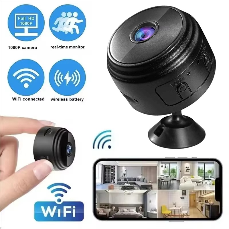 Smart Home News - A9ミニカメラ 1080P WiFiスマートモニター 監視カメラ センサーカムコーダー ウェブビデオ