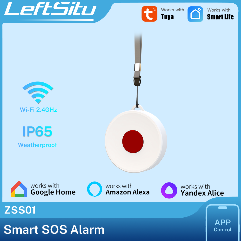 Tuya Smart Switch - Tuya ZigBee スマートボタン IP65 リモートワイヤレスシーンスイッチ、家庭用電化製品の自動化 DIY
