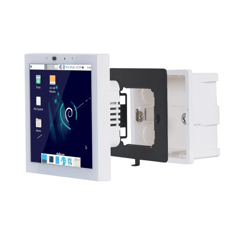 Smart Home Control Panel - 2026年 サンワールド YC-SM41P Linuxタブレット RK3566 中央制御タッチスクリーン