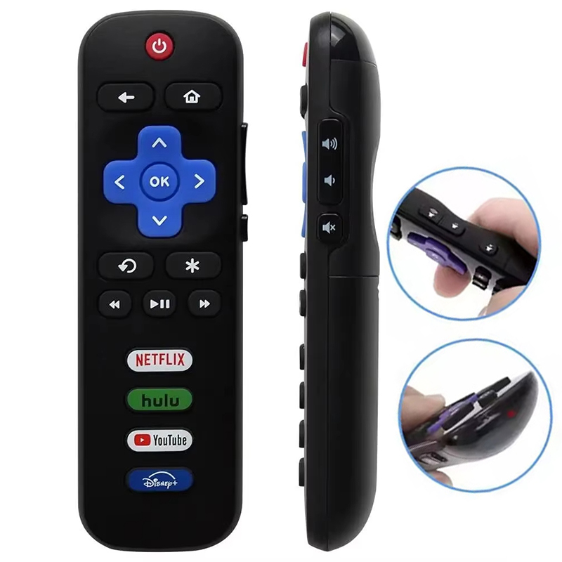 Smart Home Roku - ユニバーサルRC280Aテレビリモコン（Roku Stick Box、ファミリー向けリビングルームリモコン、RokuスマートTVモデル用アクセサリー、ホームデスク用）