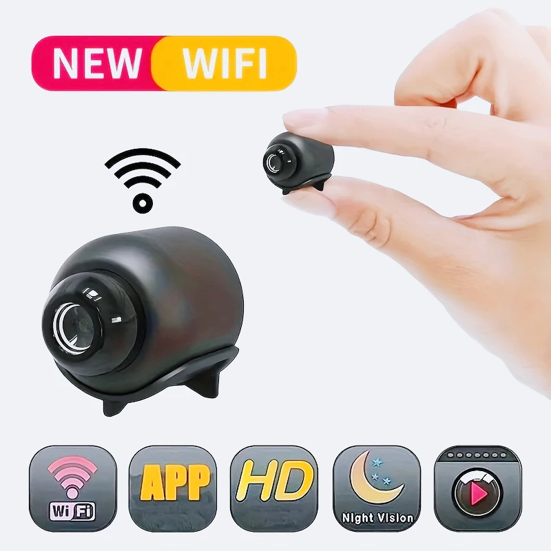 Smart Home Cctv Camera - スマートホームセキュリティカメラ小型CCTVナイトビジョン動体検知アラームモニターリモートワイヤレスビデオカメラビデオ監視