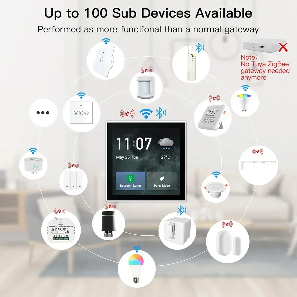 Smart Home Wifi - 2026/252023 中国メーカー スマートホームオートメーション 4インチ WiFi Zigbee