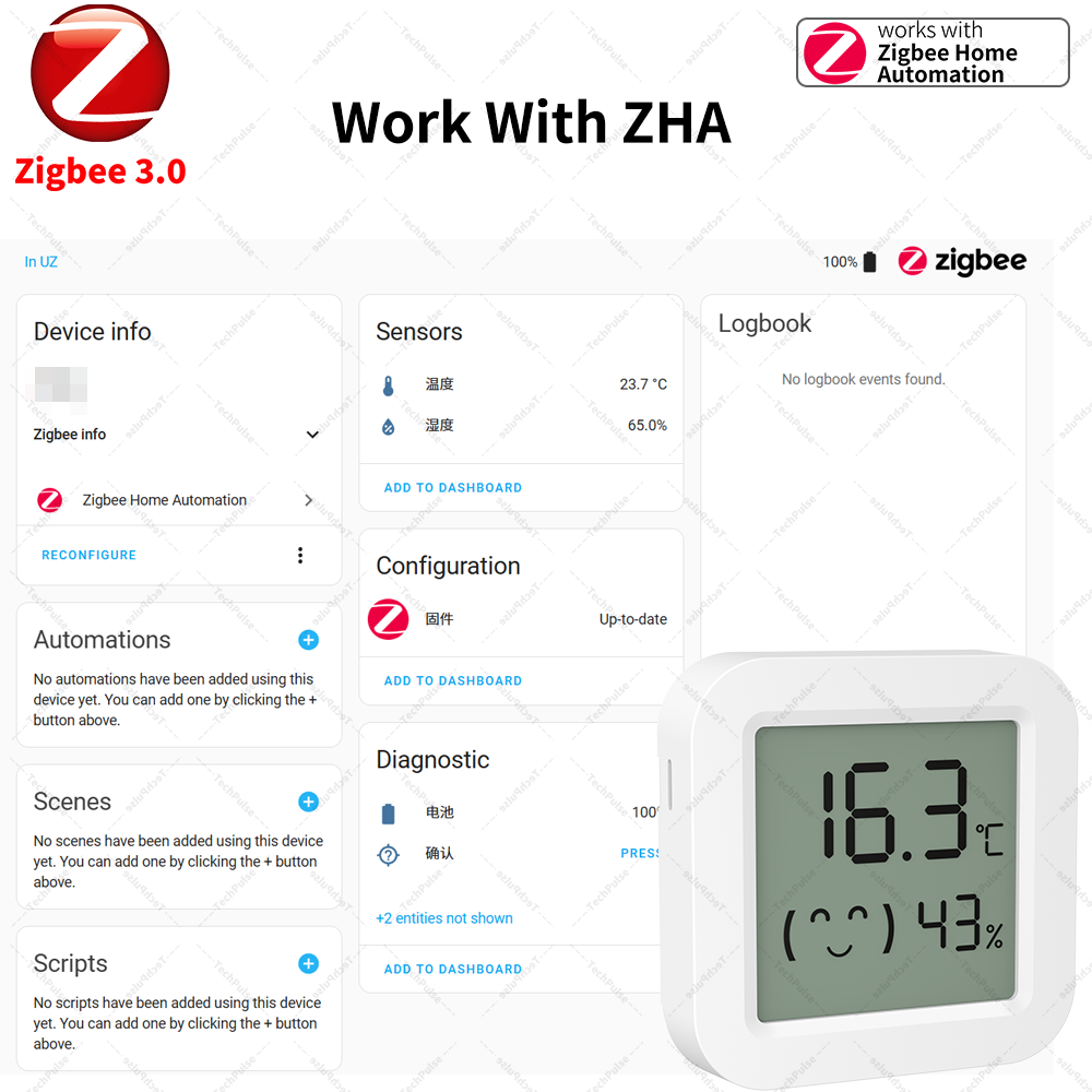 Smart Home Yandex - Zigbee 3.0 センサー 温度湿度センサー Zigbee ハブが必要