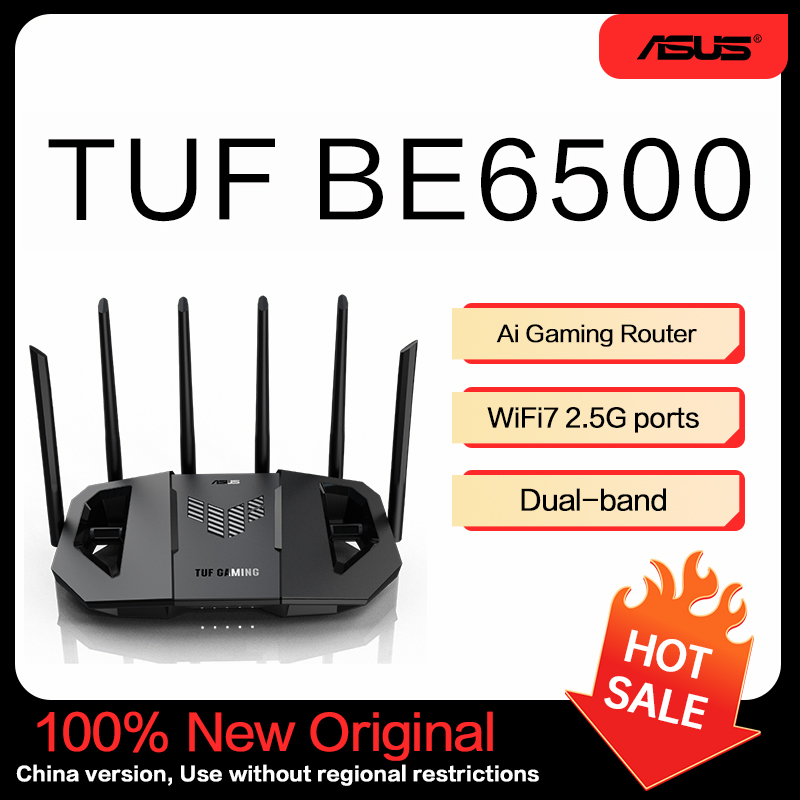 Smart Home Router - ASUS WiFi7 TUF GAMING BE6500 ゲーミングルーター