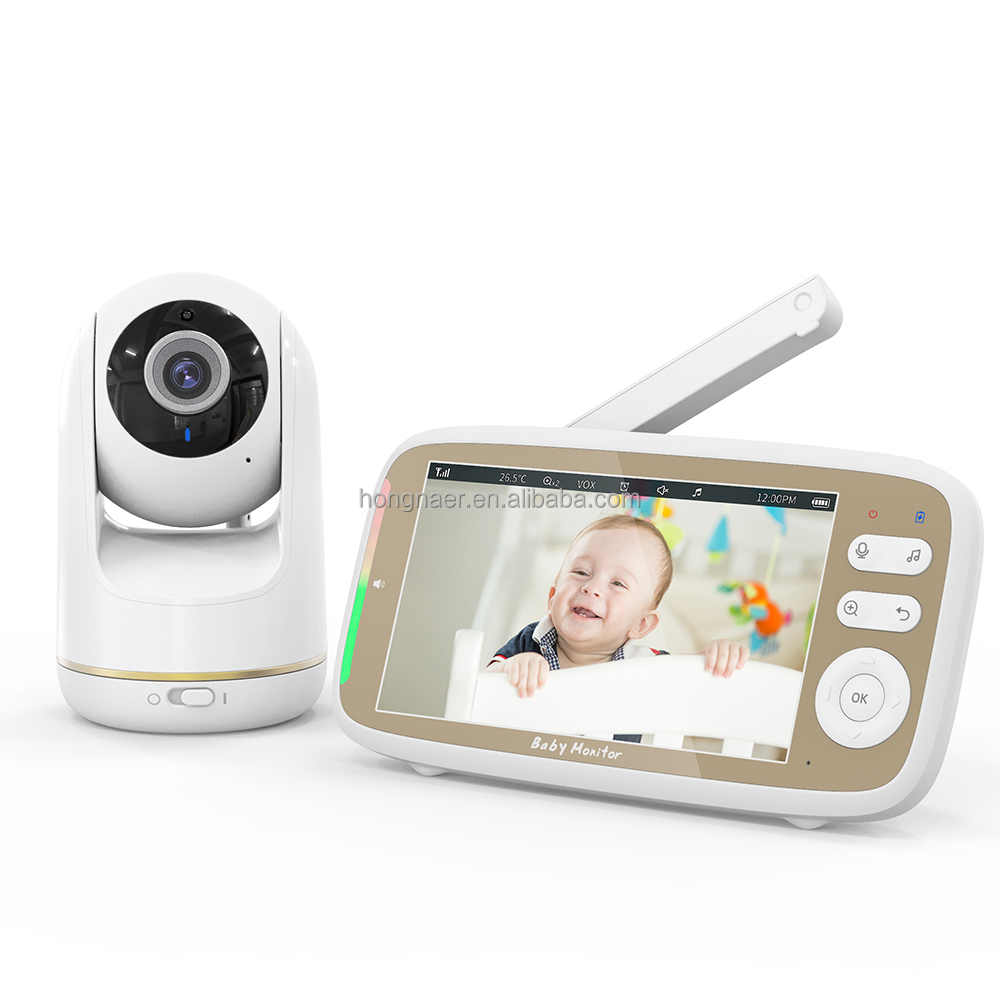 Smart Home Cctv Camera - ホンナール ホームオーディオ ベビーCCTV セキュリティ睡眠監視カメラ VB803 LCD