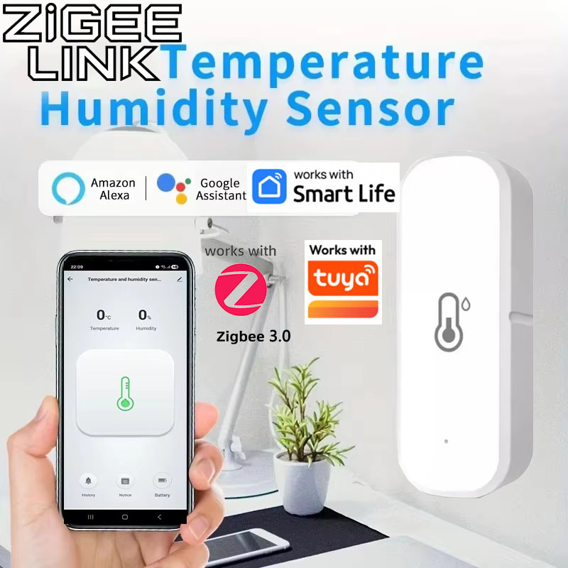 Smart Home News - Tuya Zigbee 3.0対応 温度・湿度センサー スマートホームデバイス Google
