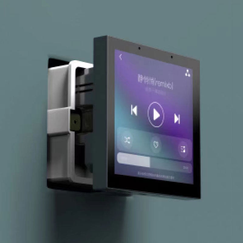 Smart Home Control Panel - グラフィティスマートセントラルコントロールスクリーン背景音楽ホストスマートホームサウンドバイクL9ワイヤレス4インチセントラルコントロールパネル