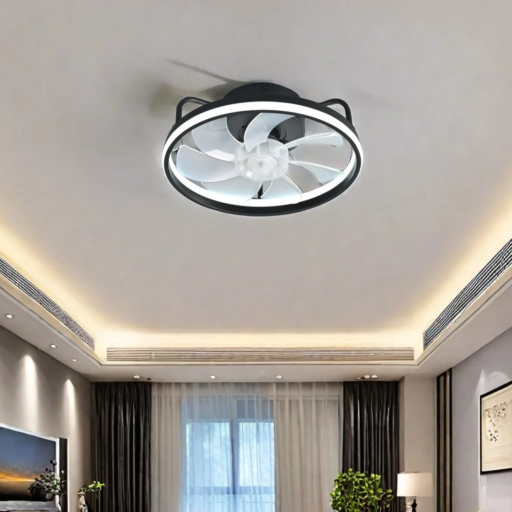 2 in 1 モダンなスマートシーリングファン寝室のシーリン - Smart Home Ventilation System のレビューと価格