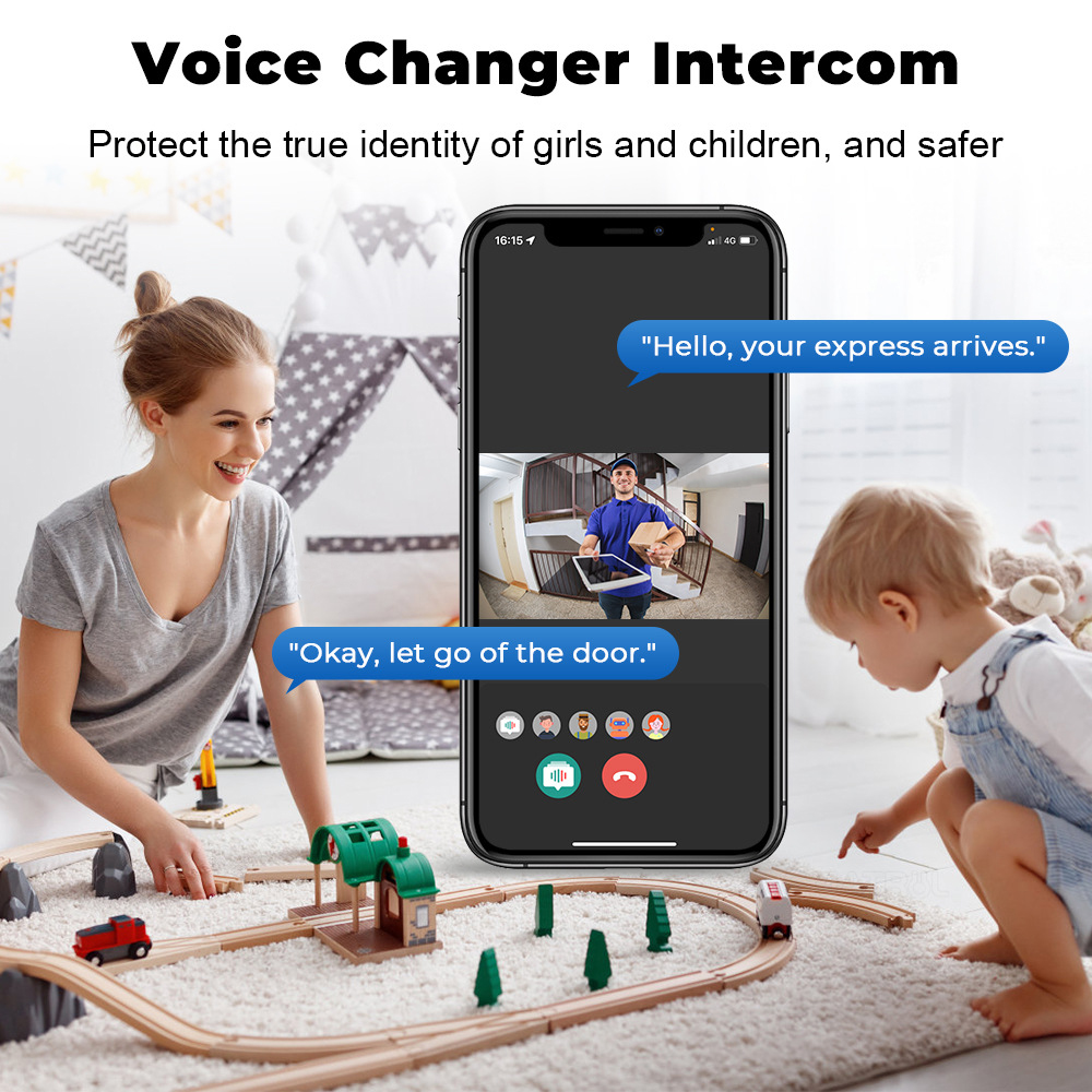 Tuya WiFi ビデオドアベルワイヤレス HD カメラ  - Smart Home Video Doorbell Enhanced Security With Smart Doorbell のレビューと価格