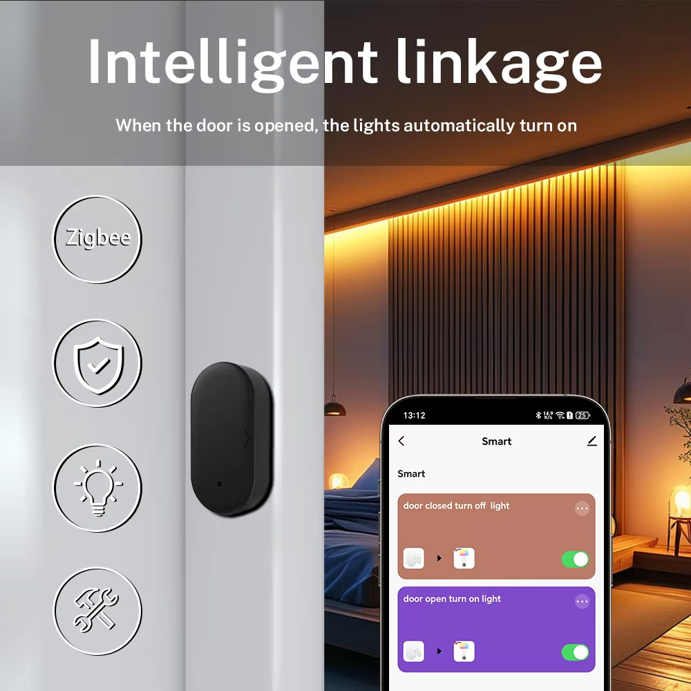 Tuya Zigbee 3.0 ミニドア・ウィンドウセンサー - Smart Home News のレビューと価格