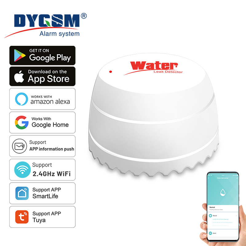 Tuya WiFi 漏水検知器 洪水センサー スマートライフ - Smart Home Ikea のレビューと価格