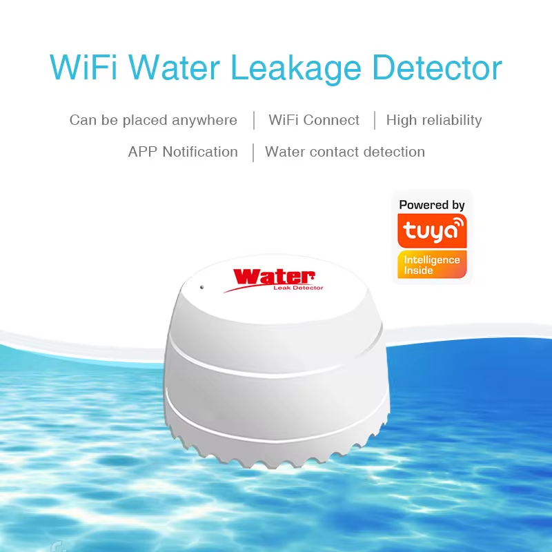 Tuya WiFi 漏水検知器 洪水センサー スマートライフ - Smart Home Ikea のレビューと価格