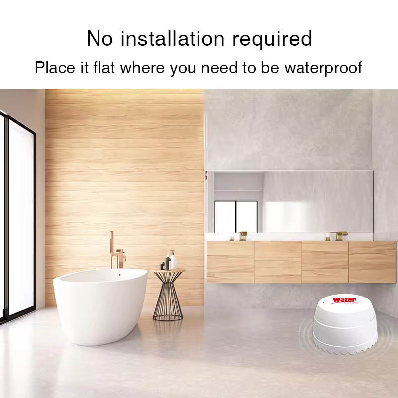 Tuya WiFi 漏水検知器 洪水センサー スマートライフ - Smart Home Ikea のレビューと価格