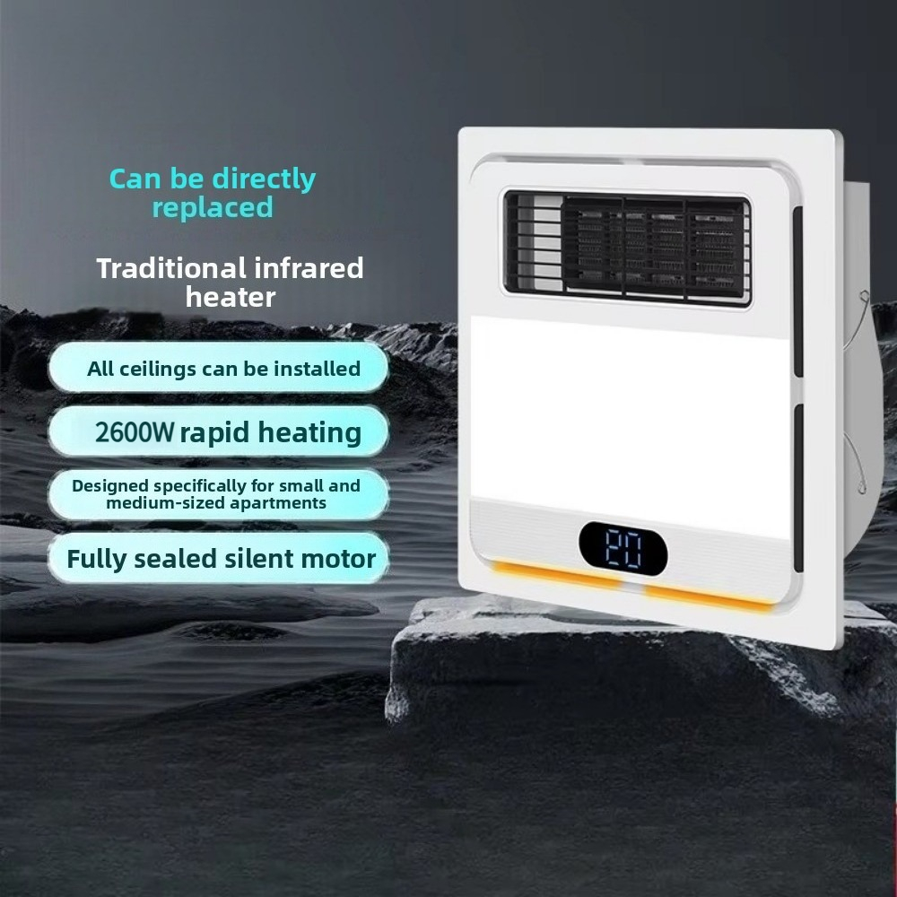 スマート急速加熱浴室ヒーター天井取り付け換気扇、LEDライト - Smart Bathroom Fan のレビューと価格