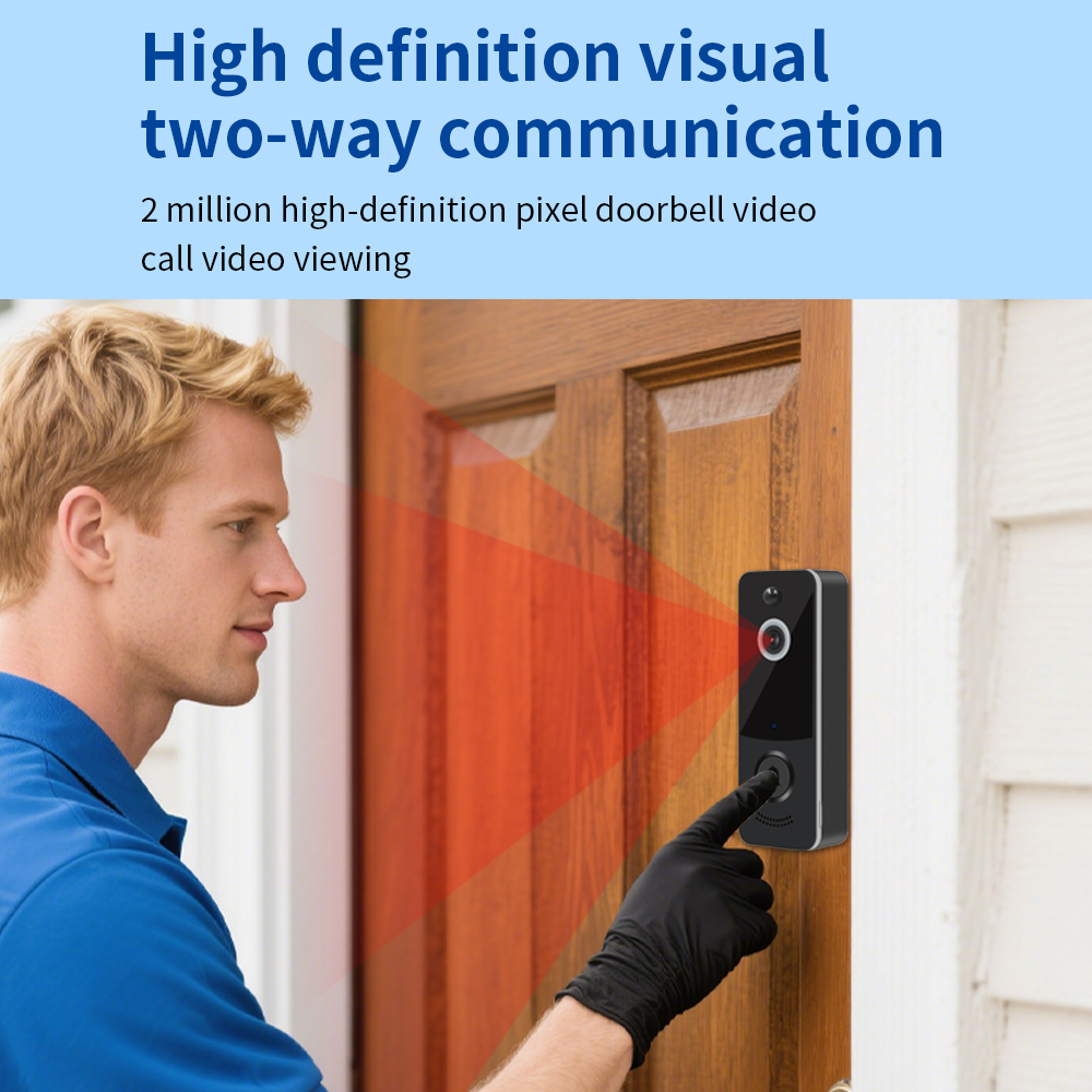 1080P WIFI ビデオドアベル TTLOCK アプリス - Smart Home Video Doorbell Enhanced Security With Smart Doorbell のレビューと価格