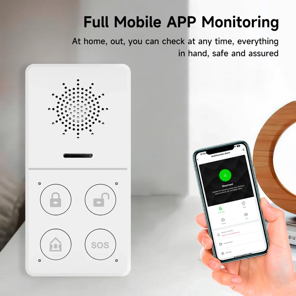 Tuya-ワイヤレスホームアラームシステム,防犯,スマートラ - Smart Home Package のレビューと価格