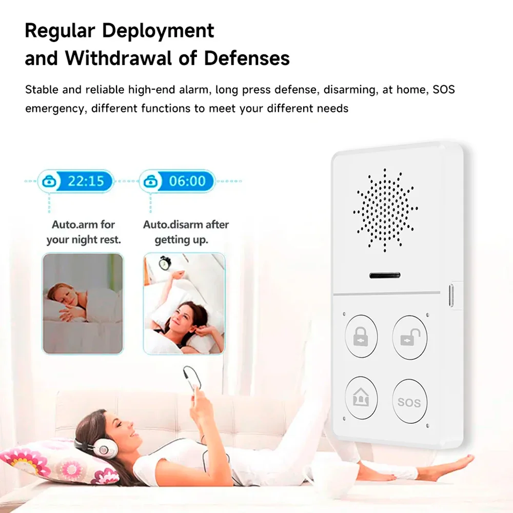 Tuya-ワイヤレスホームアラームシステム,防犯,スマートラ - Smart Home Package のレビューと価格