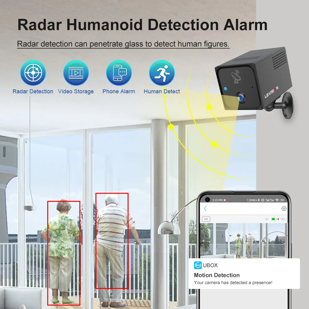 LS VISION 4MP 4Gミニカメラ ワイヤレス屋内W - Smart Home Battery Camera Ezviz のレビューと価格