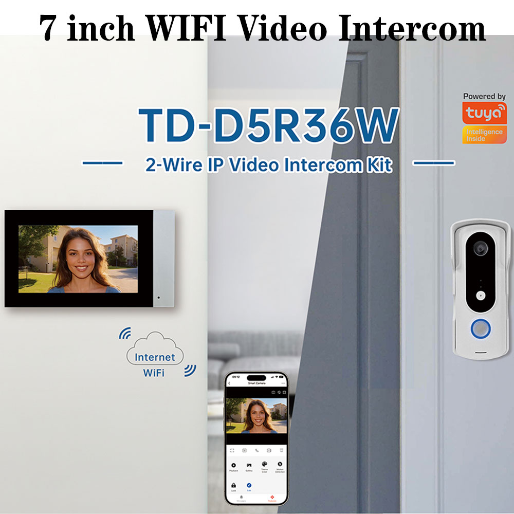 2 ワイヤースマートホーム Tuya Wifi 1080P  - Smart Home Video Doorbell Enhanced Security With Smart Doorbell のレビューと価格