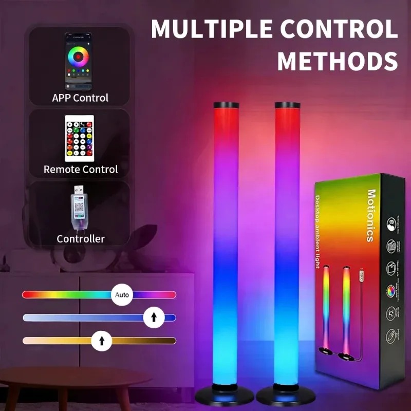 RGB LEDライトバー USB給電式、スマートTVアンビエ - Smart Home Remote Control のレビューと価格