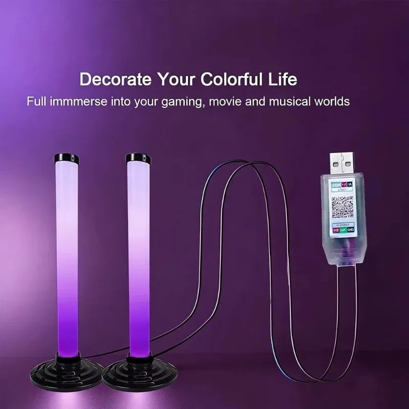 RGB LEDライトバー USB給電式、スマートTVアンビエ - Smart Home Remote Control のレビューと価格