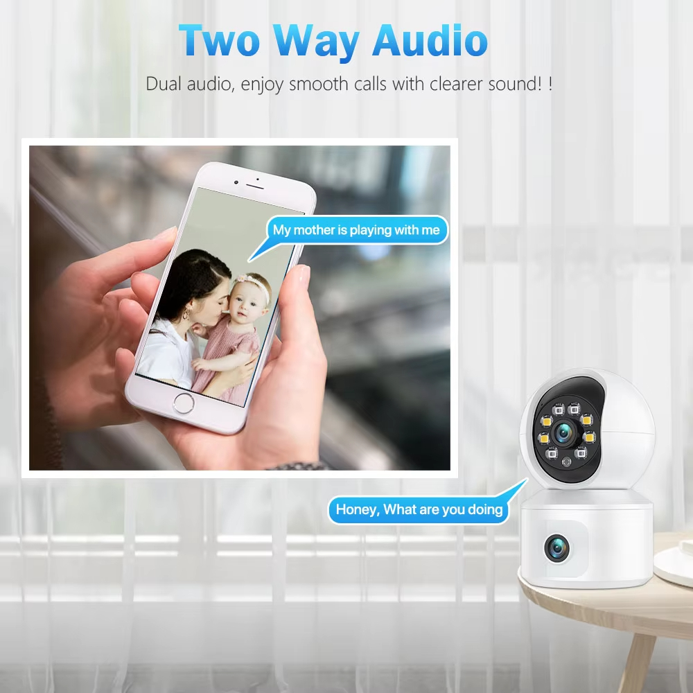 6MP ICSEE WiFi IPカメラ デュアルレンズ デ - Smart Home Battery Camera Ezviz のレビューと価格