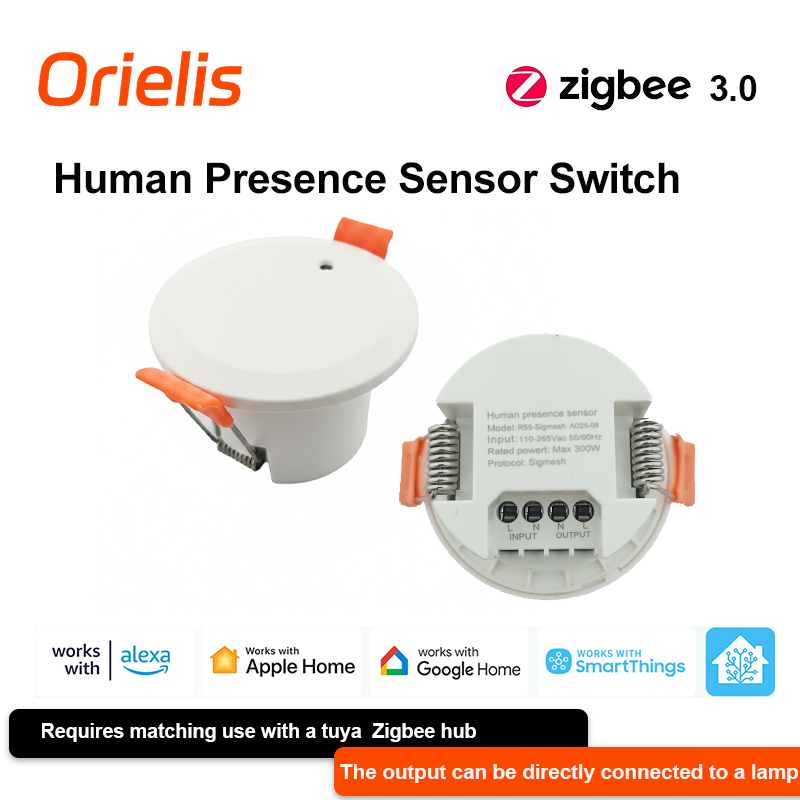ZIGBEE 3.0 MmWave レーダー人感センサーライ - Zigbee Motion Sensor のレビューと価格