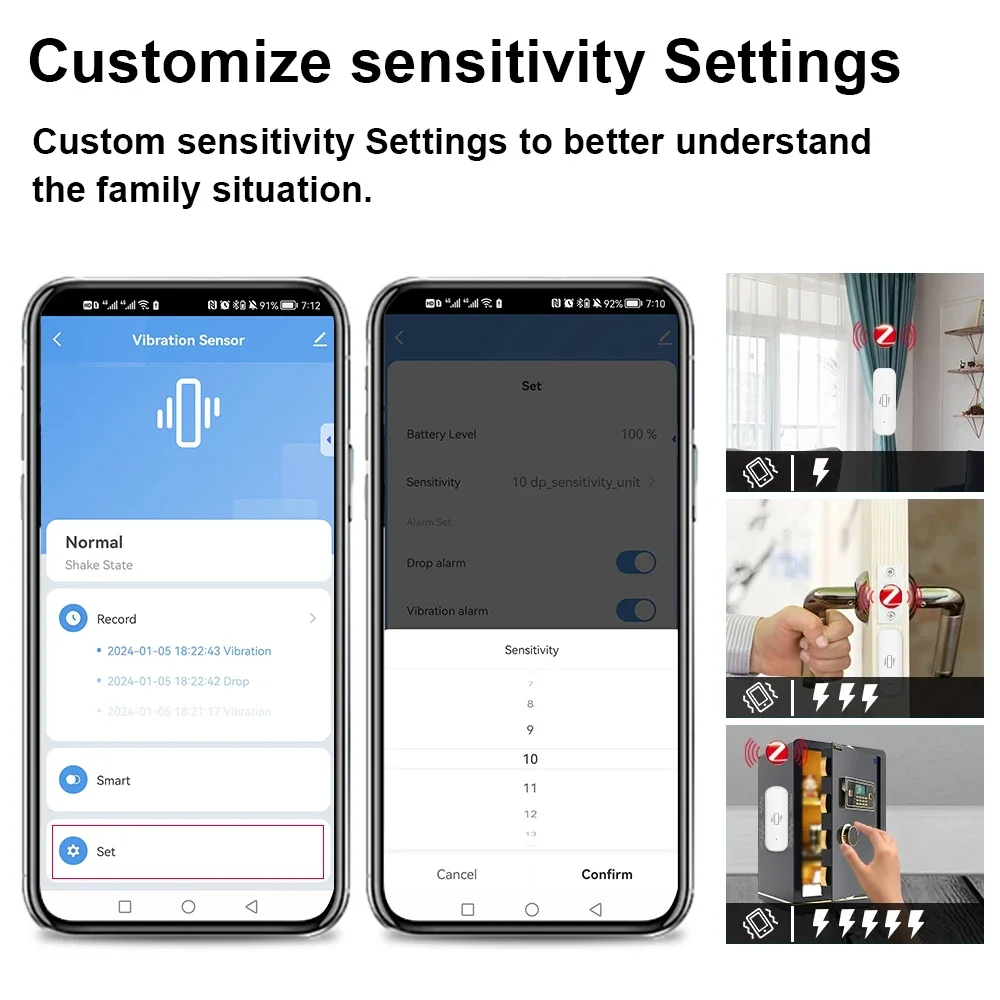 スマート ZigBee 振動センサー アプリ モニター ホー - Smart Home Ikea のレビューと価格