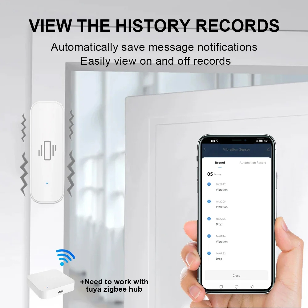 スマート ZigBee 振動センサー アプリ モニター ホー - Smart Home Ikea のレビューと価格