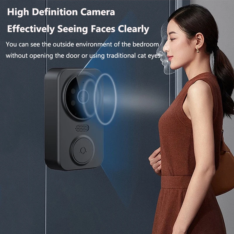 4.3 インチ WiFi ワイヤレスビデオドアベル双方向ビデ - Smart Home Video Doorbell Enhanced Security With Smart Doorbell のレビューと価格