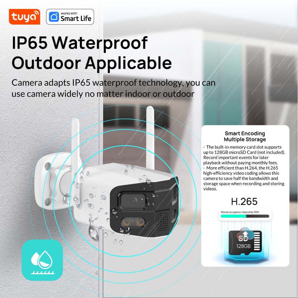 Tuya Smart 4MP 2.5K デュアルレンズ ラー - Smart Home Battery Camera Ezviz のレビューと価格