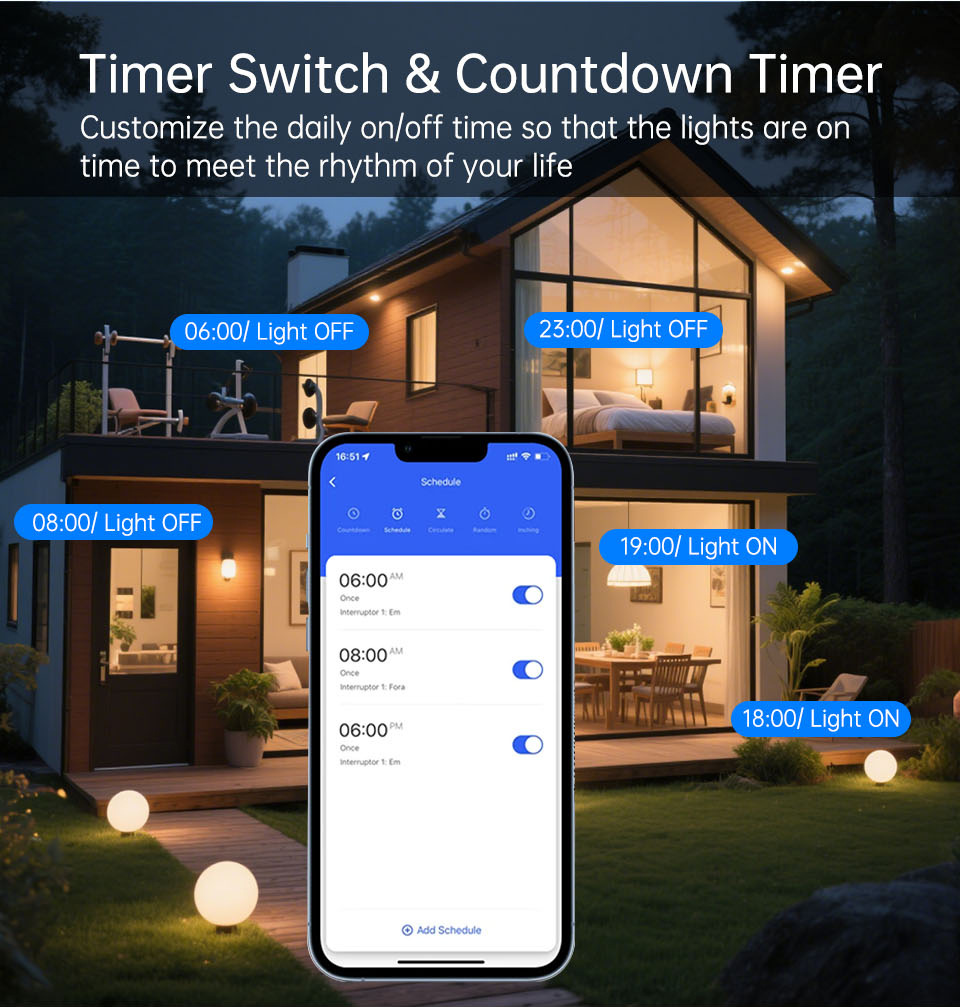 WiFi RF 433mhz タッチウォールライト スマート - Tuya Smart Switch のレビューと価格