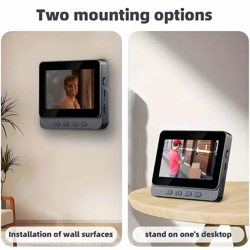 スマートWiFi 2.4Gワイヤレスドアベル ビデオインター - Smart Home Video Doorbell Enhanced Security With Smart Doorbell のレビューと価格