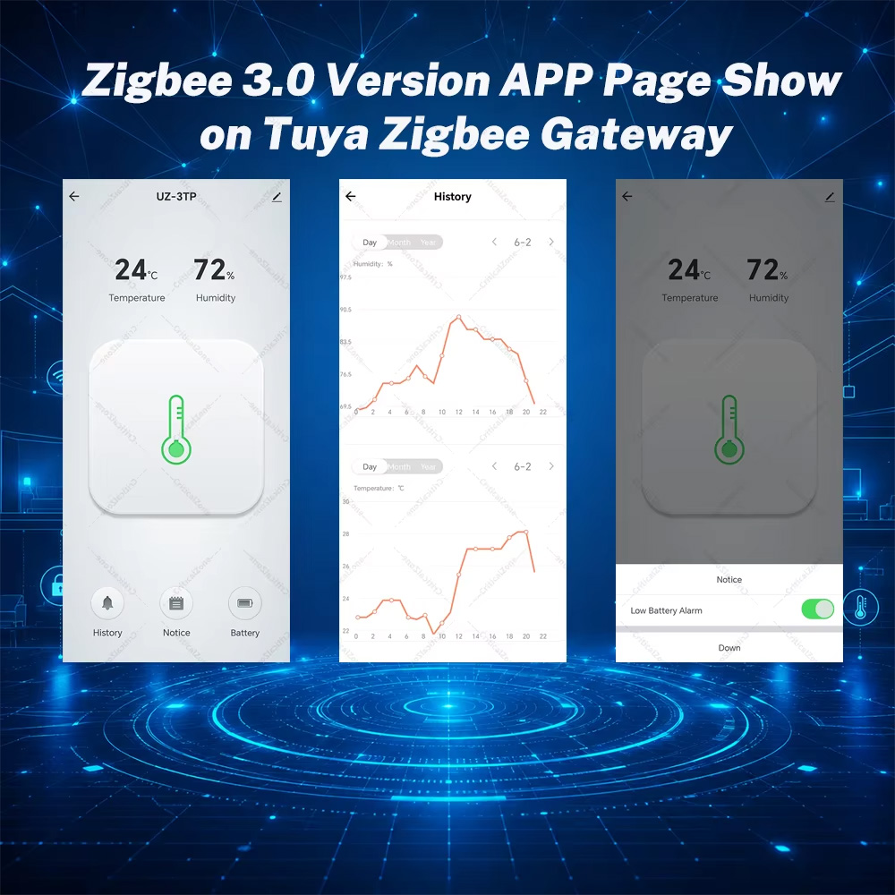 Zigbee温度湿度センサー スマート温度計湿度計 Alex - Smart Home Yandex のレビューと価格