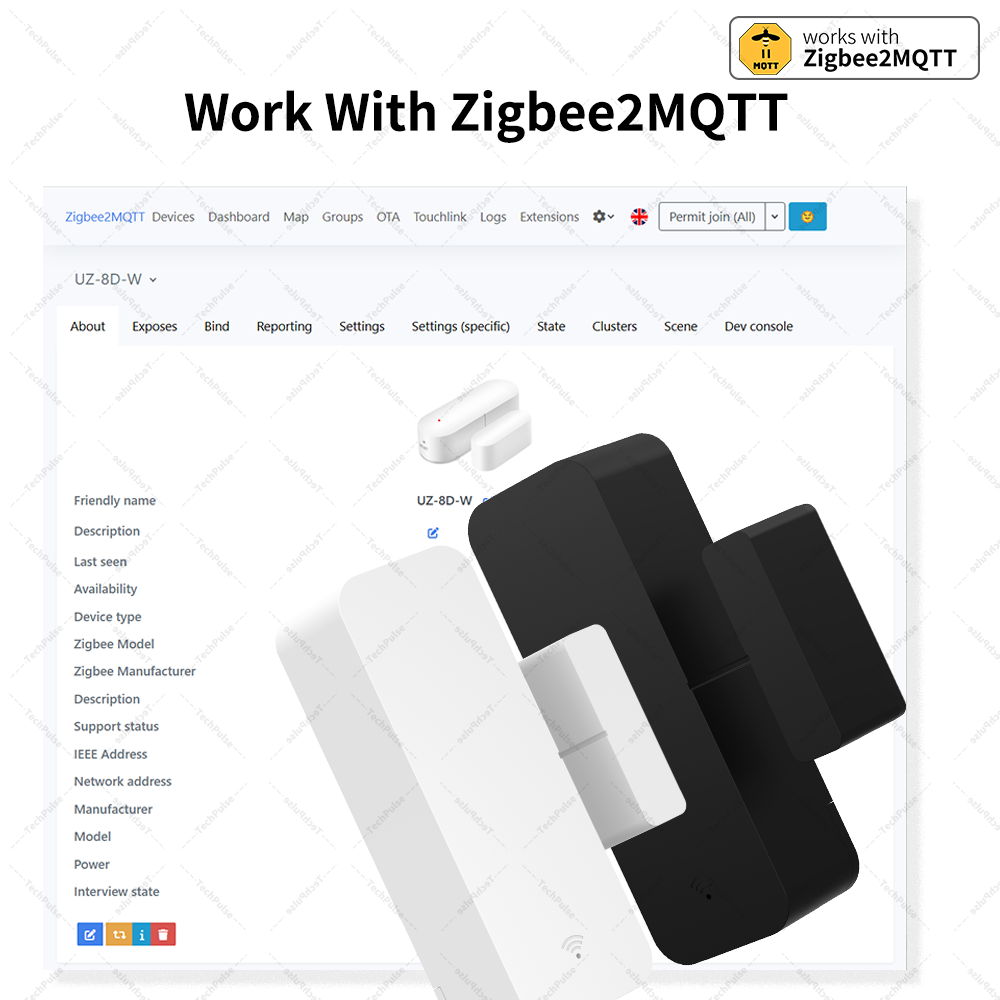 Zigbee 3.0 ドアウィンドウセンサー コンタクトセン - Smart Home Yandex のレビューと価格