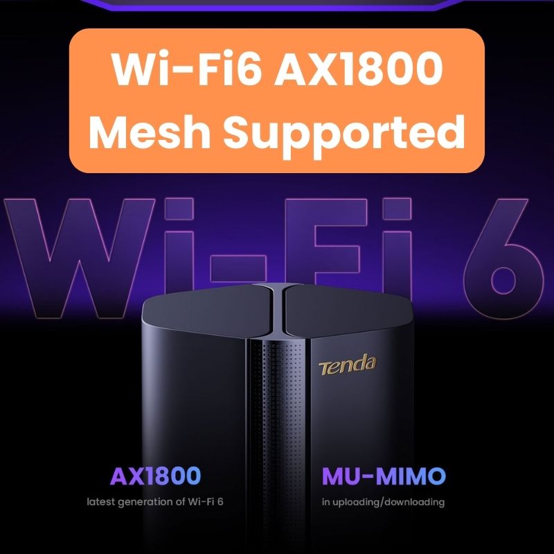 Tenda 5G SIM Wi-Fi6ルーター AX1800 - Smart Home Router のレビューと価格