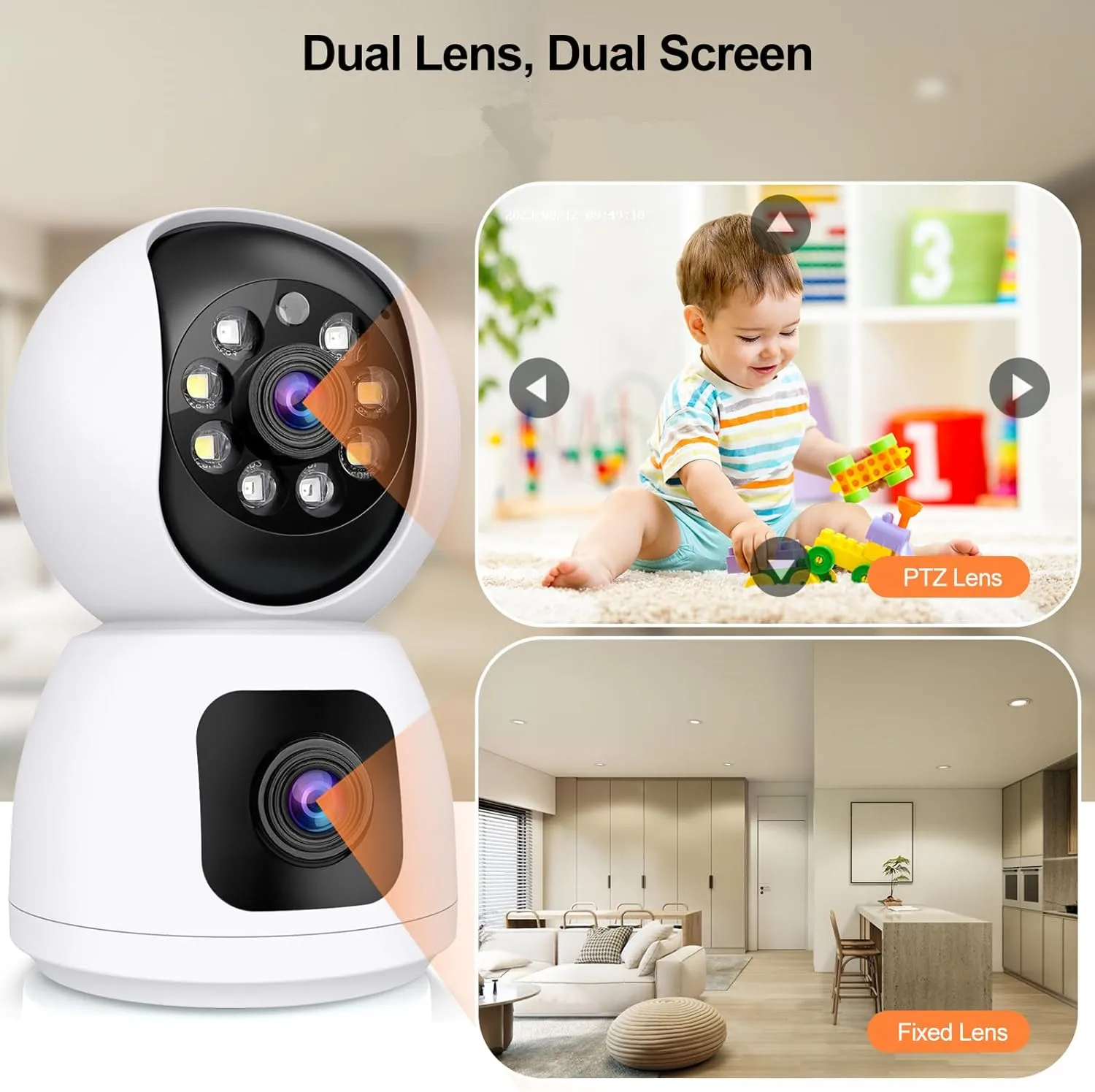 6MP Tuya 2.4G/5G デュアルバンドWiFiカメ - Smart Home Battery Camera Ezviz のレビューと価格