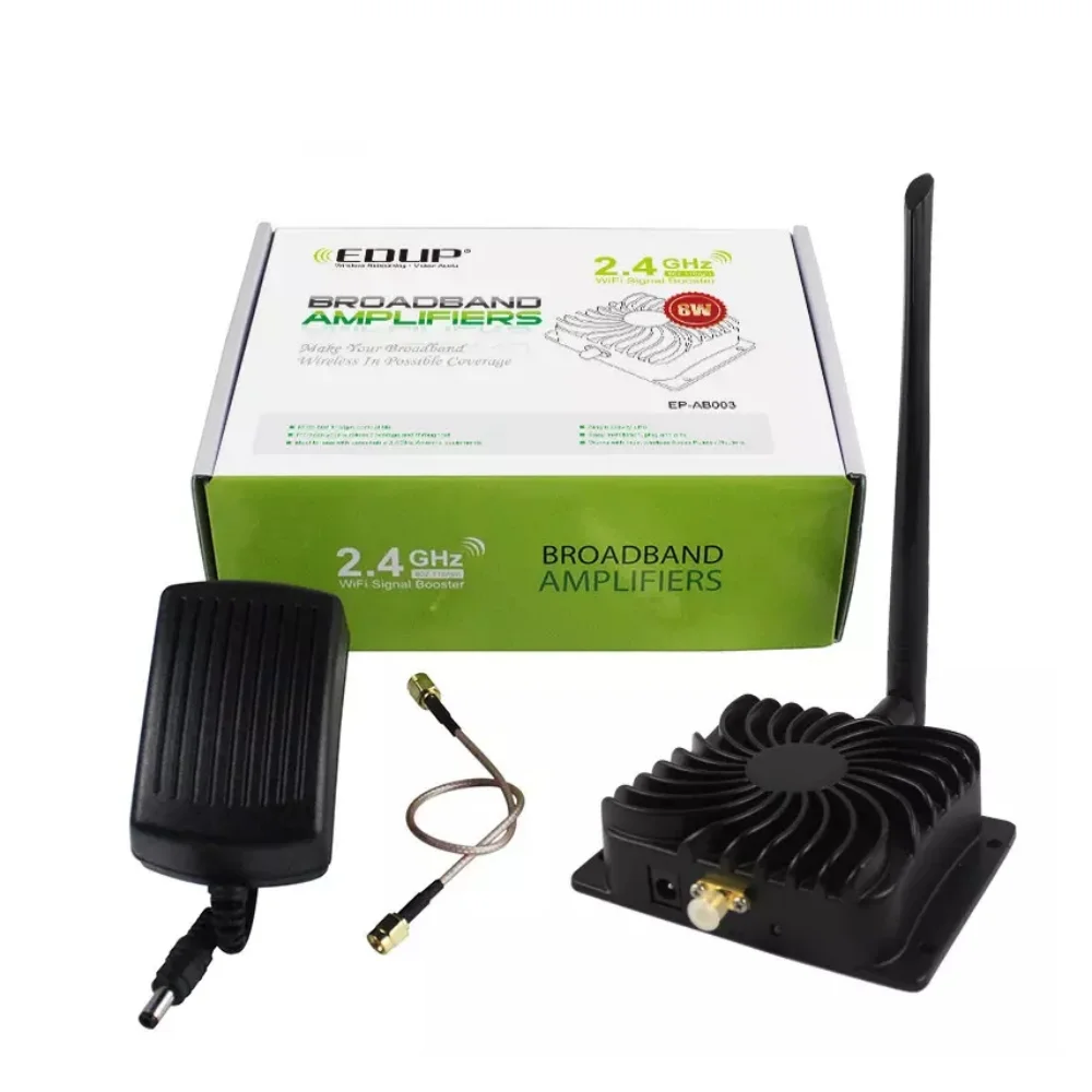 EDUP AB003 8W WiFiブースター 2.4GHz - Smart Home Router のレビューと価格