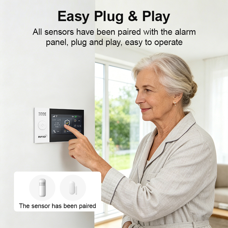 PGST 2G GSM WiFi 警報システムキット ワイヤ - Smart Home Package のレビューと価格
