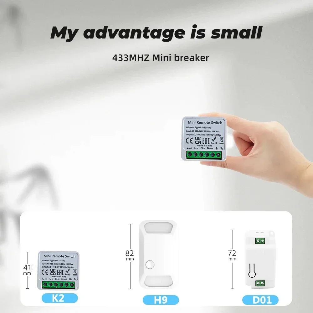 ワイヤレススマートスイッチライト 433Mhz RF 86  - Smart Home Control Panel のレビューと価格