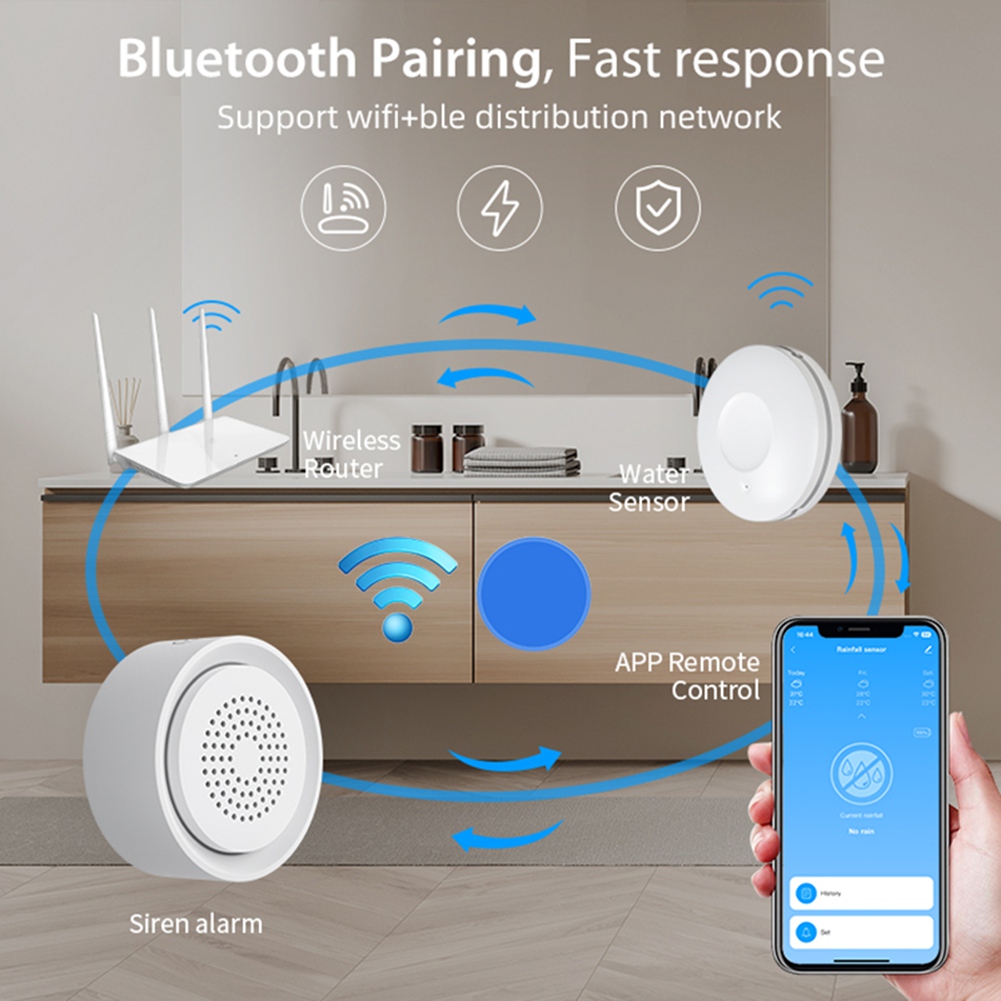 PHILE-ホームオートメーション Wifi 水漏れセンサー - Home Automation Kit のレビューと価格