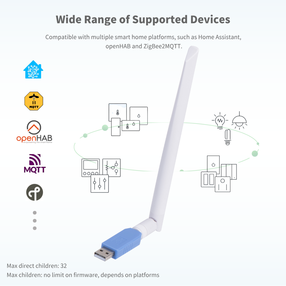 Zigbee 3.0 USB ドングル コーディネーター Z - Smart Home Router のレビューと価格