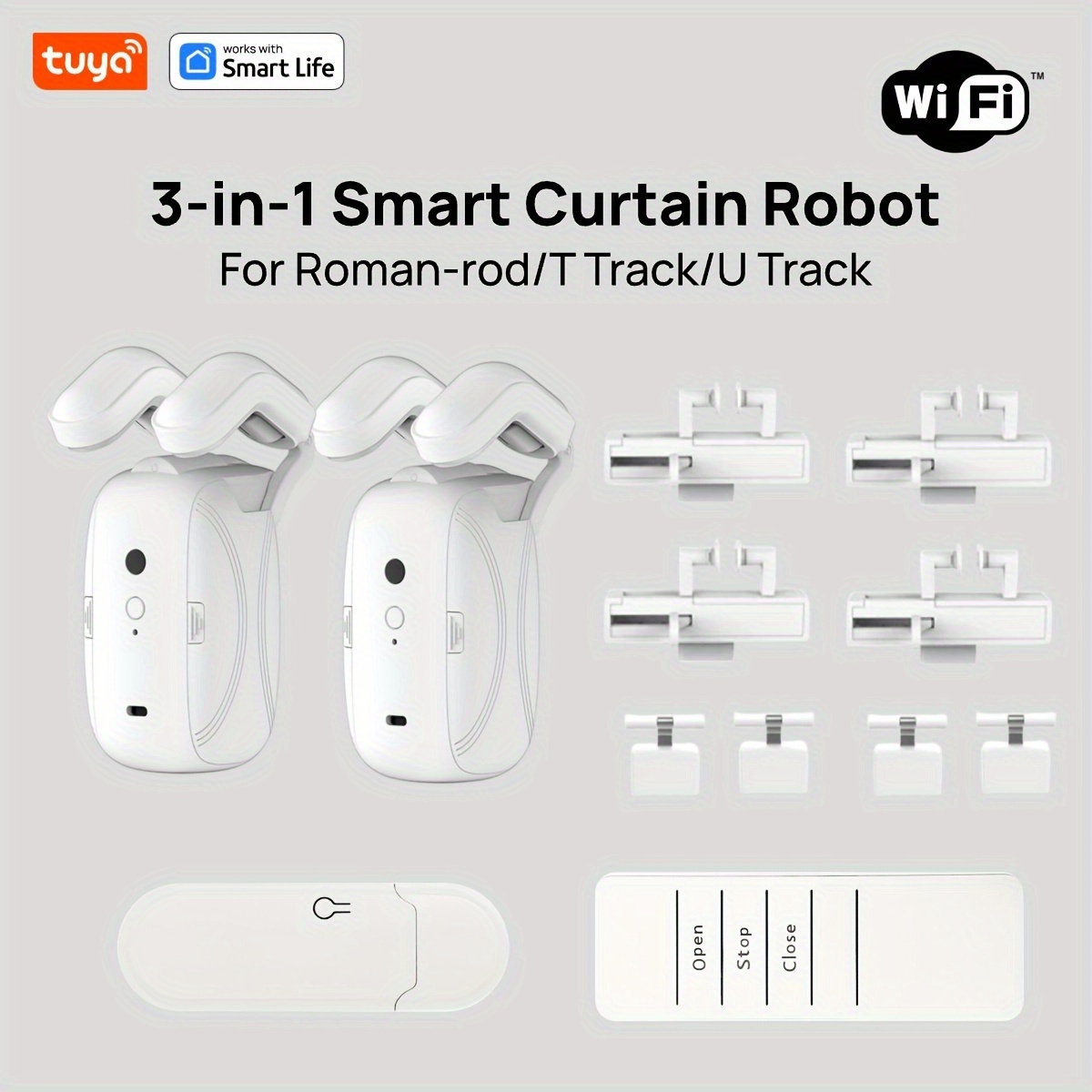1/2個入り Tuya スマートWiFiカーテンロボット ( - Smart Ir Remote Controller のレビューと価格