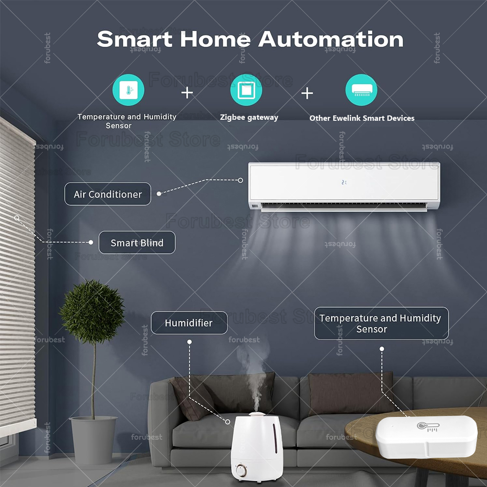 ZigBee 温度と湿度センサー スマートホーム湿度計 温度 - Smart Home News のレビューと価格