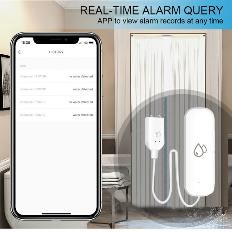 Tuya WiFi 水漏れ警報センサー スマートホーム 水漏 - Smart Home News のレビューと価格